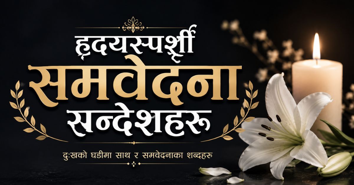 Heartfelt Condolence Messages in Nepali