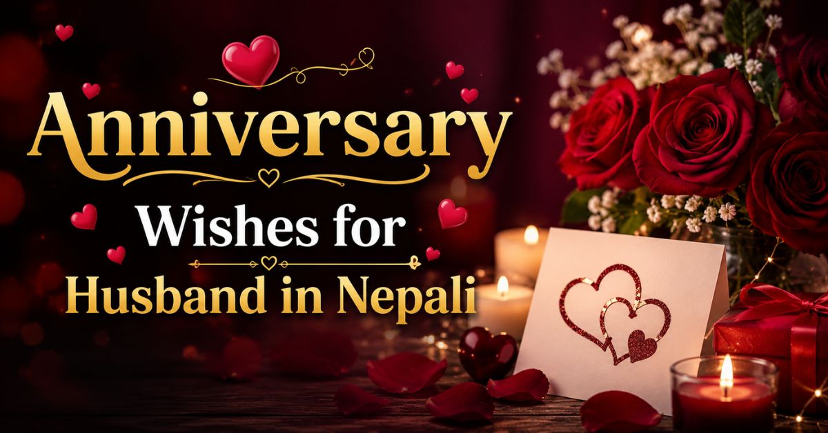 50+ Anniversary Wishes for Husband in Nepali