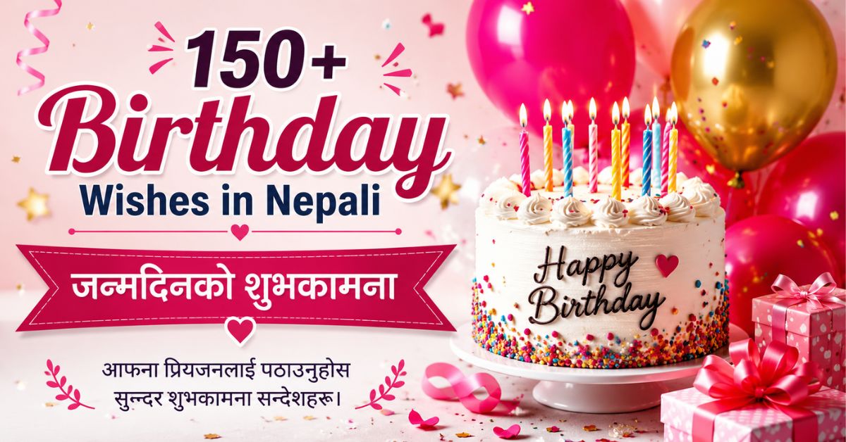 150+ Birthday Wishes in Nepali जन्मदिनको शुभकामना